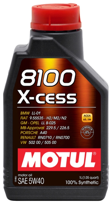 MOTUL 8100 X cess 5W-40 A3/B4